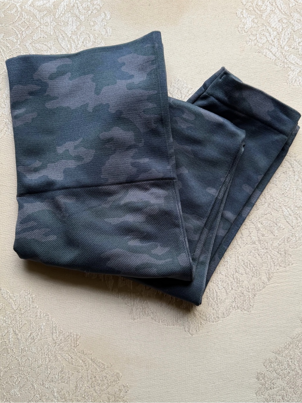SPANX Gray Camo High-Rise Leggings